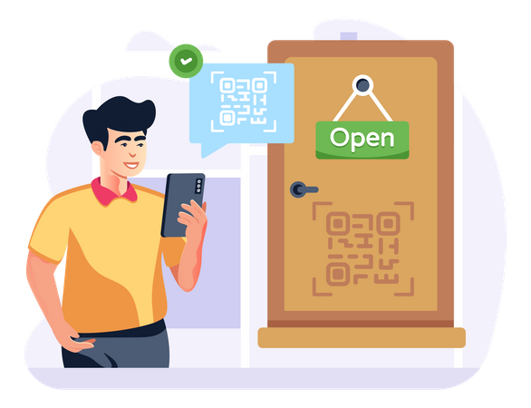 Smart Entry  Illustration