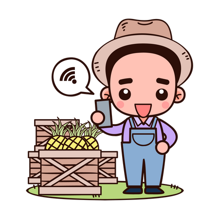 Smart farming  Illustration