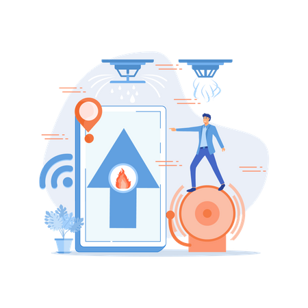 Smart home app  Illustration