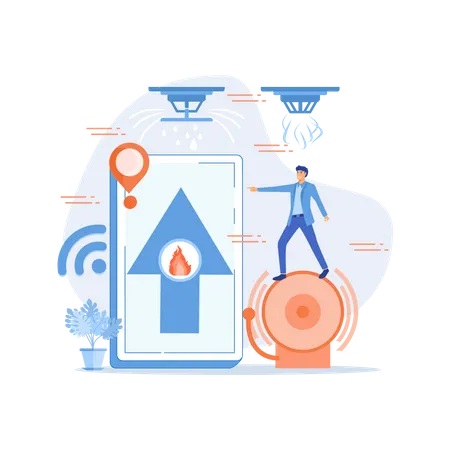 Smart home app  Illustration