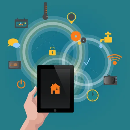 Smart home app  Illustration