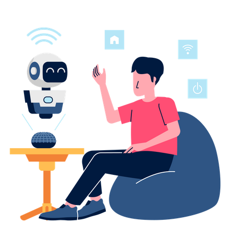 Smart Home Assistant  Illustration