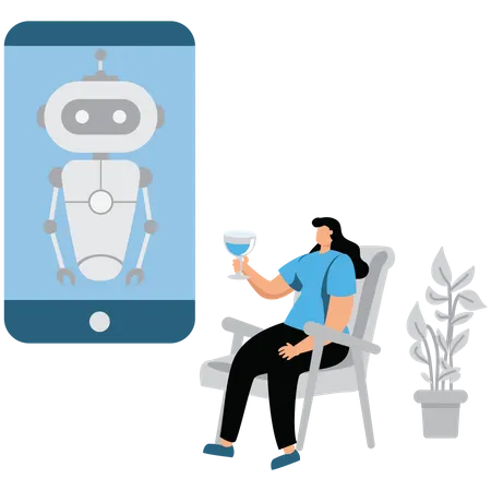 Best Smart Home Automation with AI Chatbot Illustration download in PNG ... Circuit Diagram