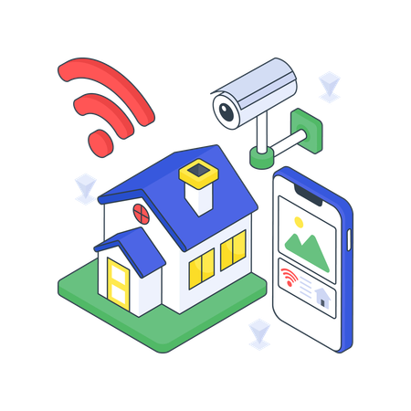 Smart Home  Illustration