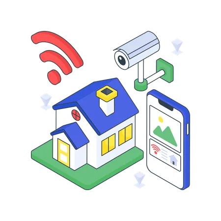 Smart Home  Illustration