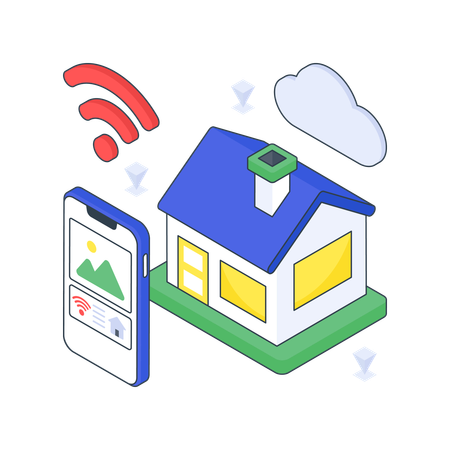 Smart Home  Illustration