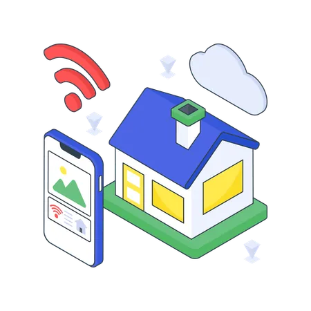 Smart Home  Illustration