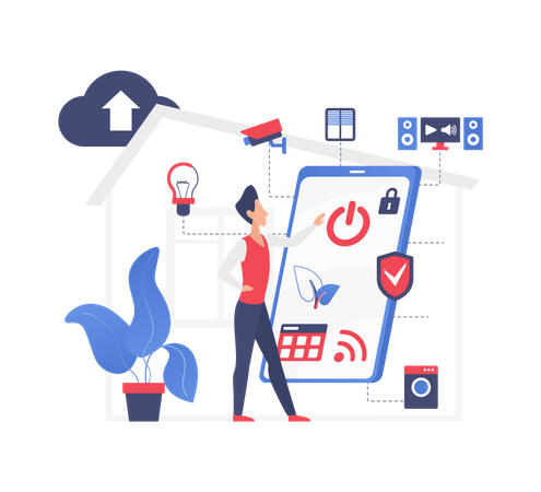 Smart home  Illustration