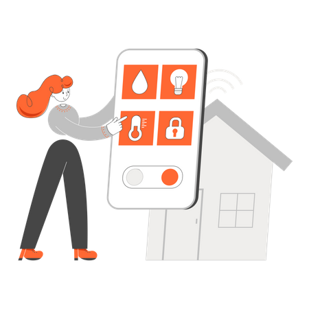 Smart home  Illustration