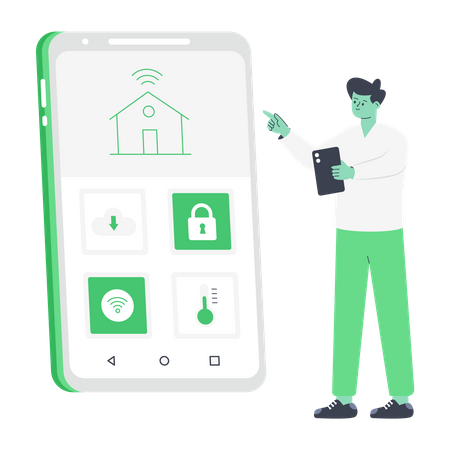 Smart Home  Illustration