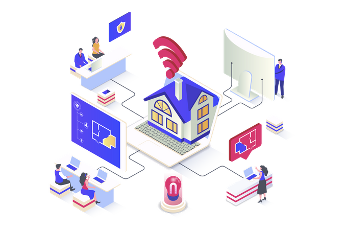 Smart Home  Illustration