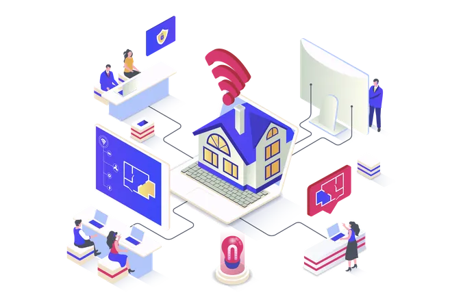 Smart Home  Illustration