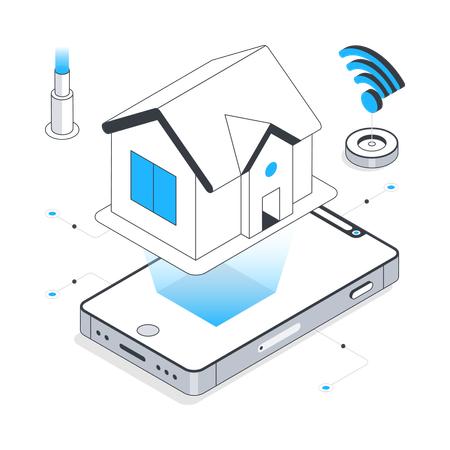 Smart Home technology  Illustration