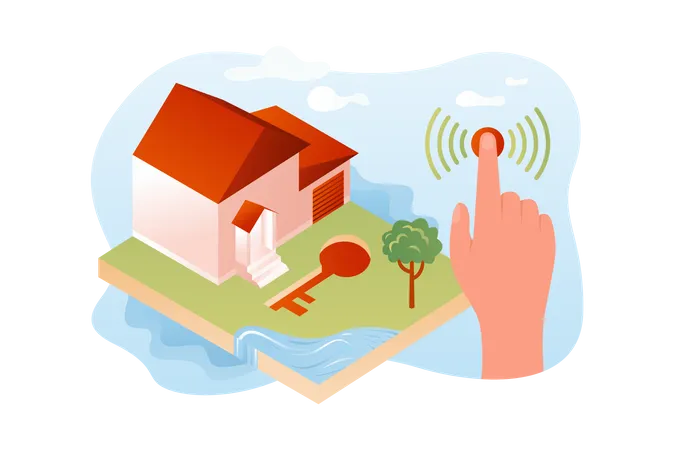 Smart Home Technology  Illustration