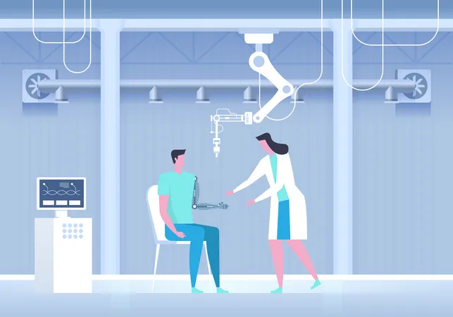 Smart Hospital Illustration