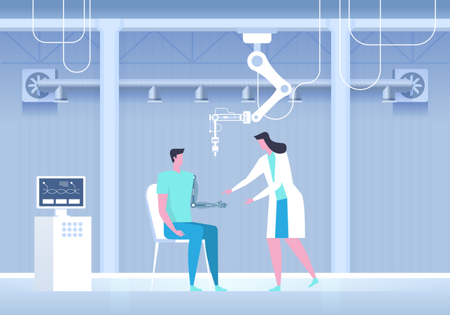 Smart Hospital  Illustration