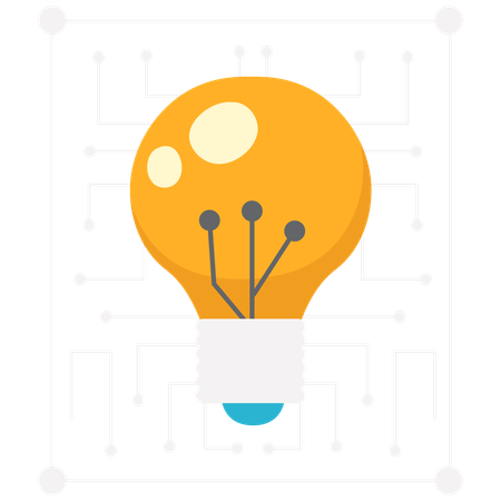 Smart Idea Circuit  Illustration