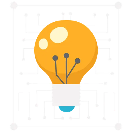 Smart Idea Circuit  Illustration