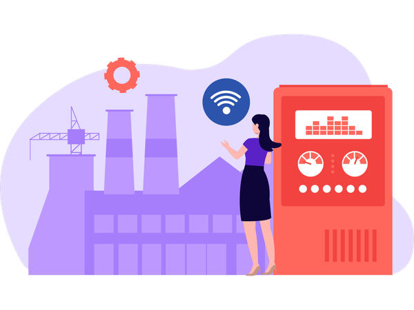Smart Industry  Illustration