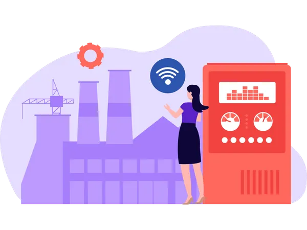 Smart Industry  Illustration