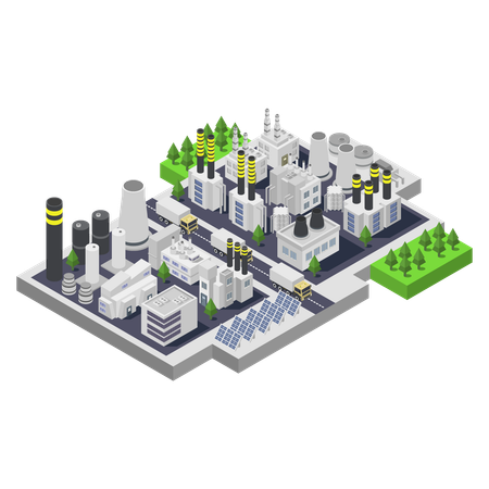 Smart industry  Illustration