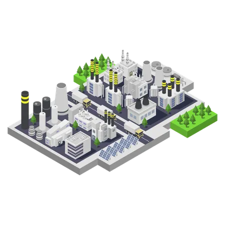 Smart industry  Illustration