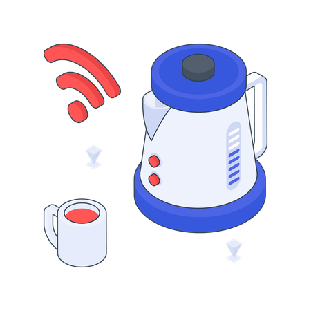 Smart Kettle  Illustration