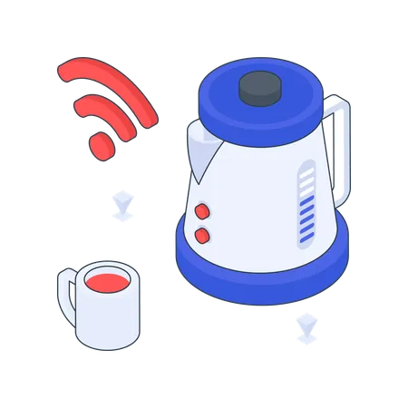 Smart Kettle  Illustration