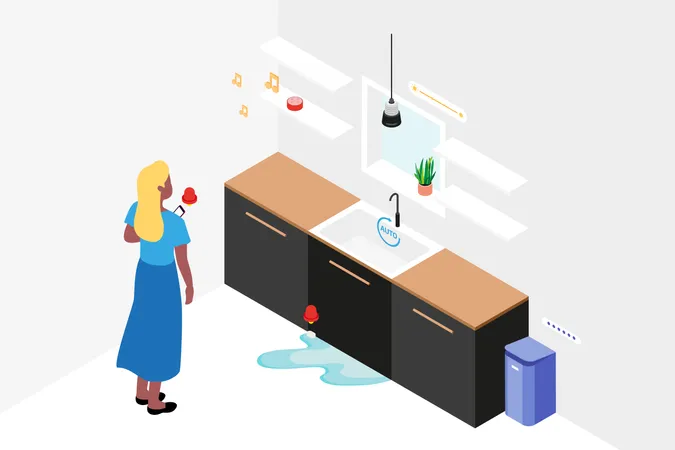 Smart Kitchen  Illustration