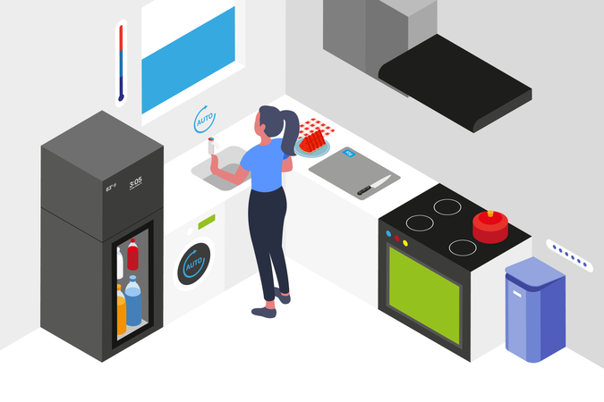 Smart Kitchen  Illustration