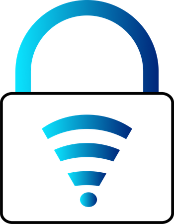 Smart Lock Icon  Illustration