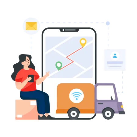 Smart Logistics  Illustration