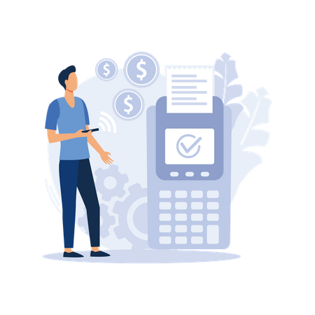 Smart payment  Illustration