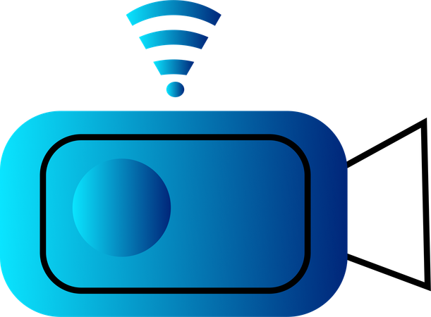 Smart Pojector Control Icon  Illustration