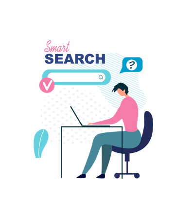 Smart search  Illustration