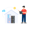 home server illustrations