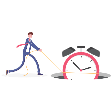 Smart time management  Illustration