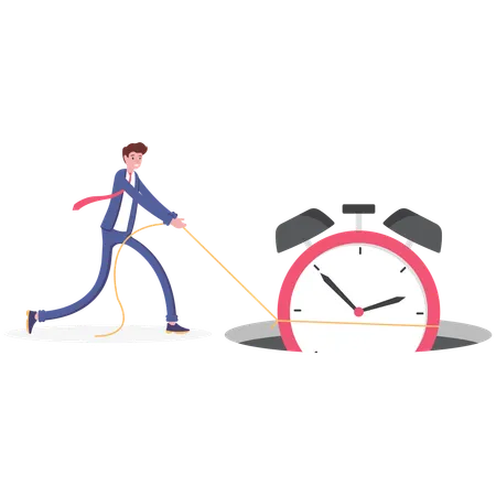 Smart time management  Illustration