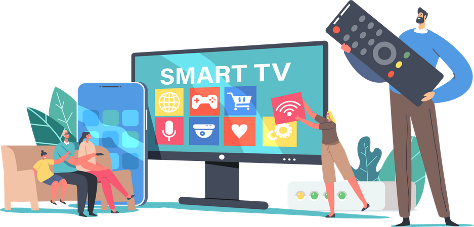 Smart Tv Illustration
