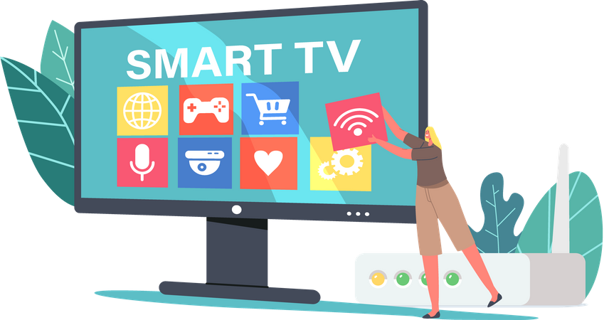 Smart Tv Illustration