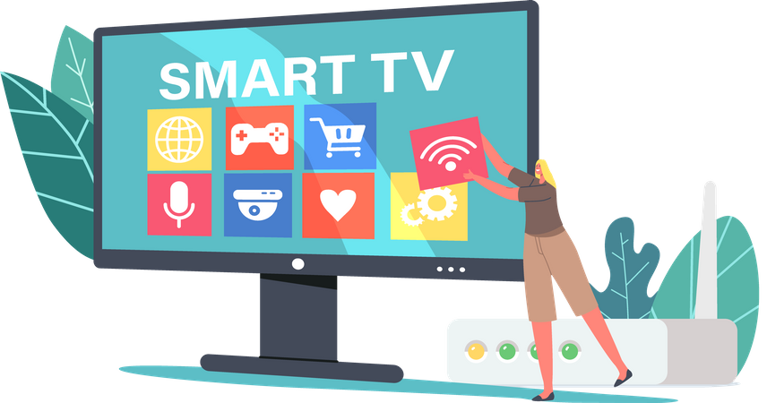 Smart Tv  Illustration