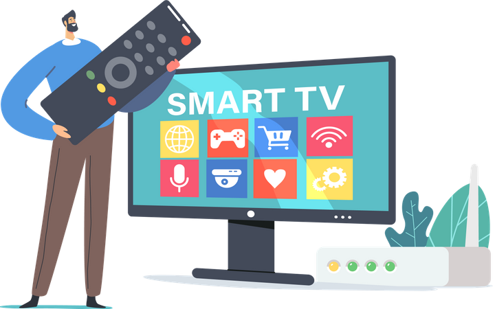 Smart TV  Illustration