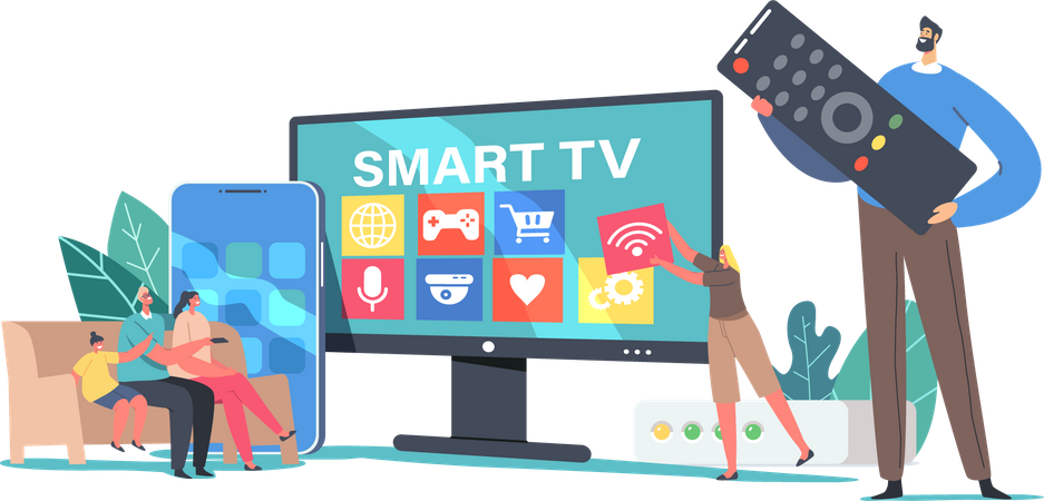 Smart Tv  Illustration