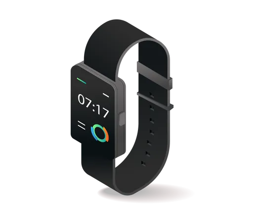 Smart watch technology  Illustration