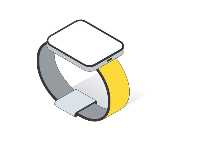 Smart wearable watch  Illustration