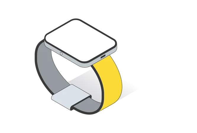 Smart wearable watch  Illustration