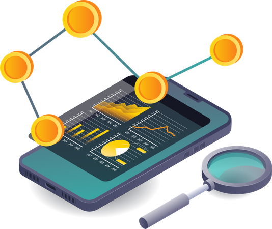 Smartphone Data Analysis for Online Business Development  Illustration