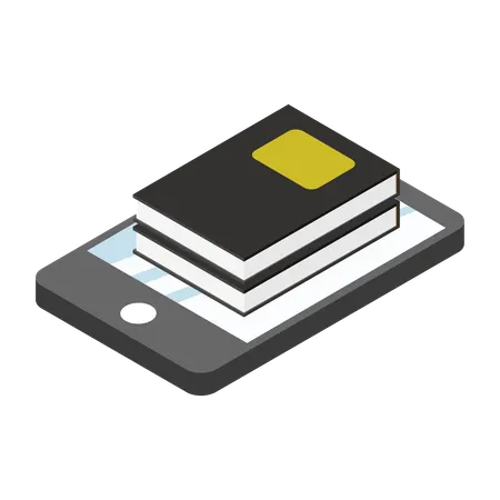 Bibliothèque de smartphones  Illustration