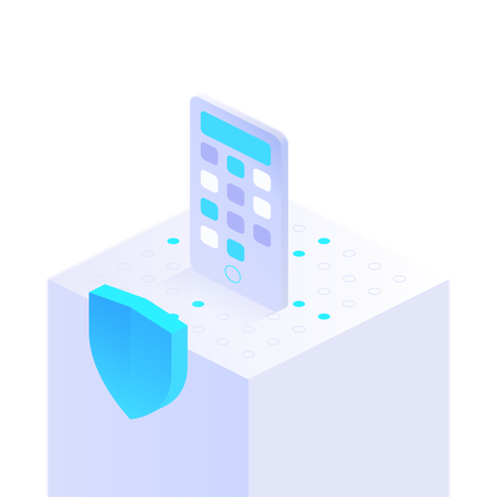 Smartphone protection  Illustration