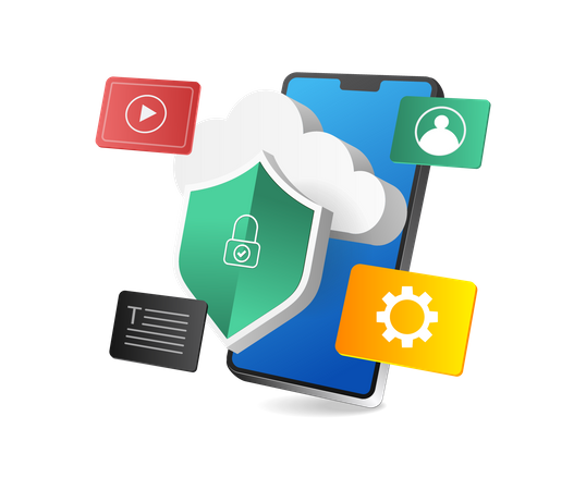 Smartpon Cloud Server Application Security  Illustration